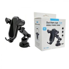 Suport telefon auto cu ventuza, parbriz, bord, rotire la 360 de grade, RT-668 foto