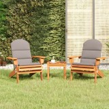 Set mobilier de gradina Adirondack, 3 piese, lemn masiv acacia GartenMobel Dekor, vidaXL