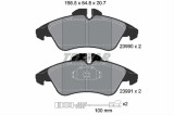 Set placute frana TEXTAR 2399002