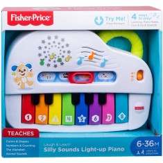 Jucarie bebelusi Fisher Price - LaughLearn, Pianul interactiv, lb. romana
