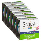 Schesir kitten pui cu aloe vera &icirc;n gelatină 6 x 85 g