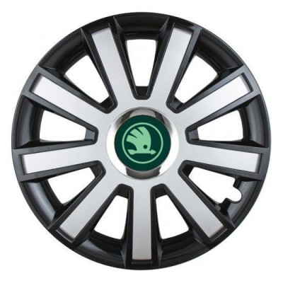 Set 4 Capace Roti pentru Skoda Nou Verde, model Flash Mix, R14, SKODA foto
