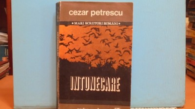 CEZAR PETRESCU - INTUNECARE - ROMAN DE RAZBOI [ PRIMUL RAZBOI MONDIAL]- 559 PAG foto