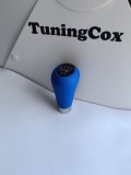 Cumpara ieftin Nuca schimbator BMW 5 trepte cu piele perforata albastru