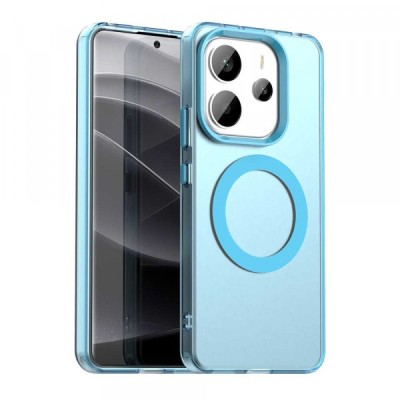 Husa MagSafe pentru Xiaomi Redmi Note 14 4G (Standard), Techsuit, CandyCase, Albastra foto