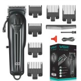 Aparat profesional de tuns, VGR, V-282, fara fir, afisaj LED, 6 gratare, 2000mAh
