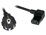 Cablu Alimentare 5m IEC C13 90&deg; Negru 10A 250V, Logilink