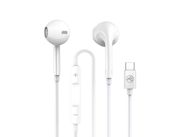 Casti in-ear Tellur Basic Urbs, Type-C, alb