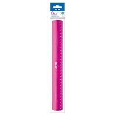 Rigla Flexibila Milan, 30 cm, Roz, Rigla Colorata Flexibila, Rigla Colorata Transparenta Flexibila, Rigla Transparenta Colorata, Rigla 30 cm, Rigla Mi foto