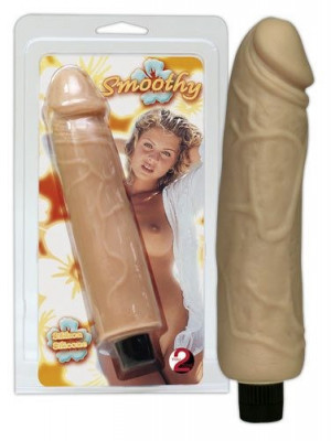 Vibrator Realistic Smoothy, 19 cm foto