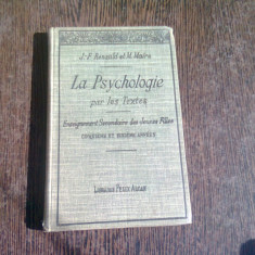 La psychologie par les textes - J.-F. Renauld et M. Marie
