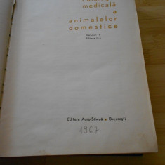 I. ADAMESTEANU-PATOLOGIA MEDICALA A ANIMALELOR DOMESTICE - 1967 - VOL.II - ED. 2