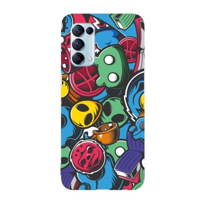 Husa compatibila cu Oppo Find X2 Pro model Alien masks, Silicon, TPU, Viceversa foto