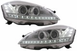 Faruri LED Mercedes W221 S-Class (2005-2009) Facelift Look LHD Performance AutoTuning, KITT