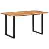 VidaXL Masă de bucătărie, 140 x 70 x 76 cm, lemn masiv de acacia 286474
