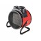 Aeroterma electrica Valex 1860106, 3kW, 2 nivele de putere, Rosu Negru - RESIGILAT