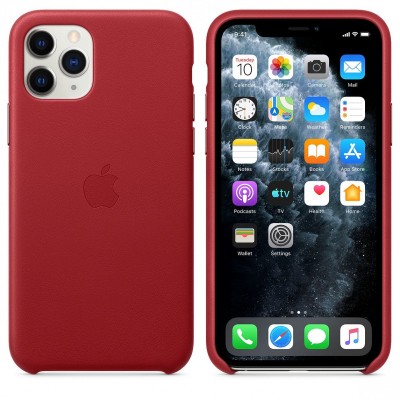 Husa Piele Apple iPhone 11 Pro, Rosie MWYF2ZM/A foto