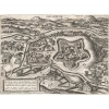 Oradea 1618, Georg Braun, Franz Hogenberg, Harta Veche, Reproducere 50x70cm