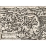 Plan Oradea, Georg Braun, Franz Hogenberg, 1618, 50x70cm, repro