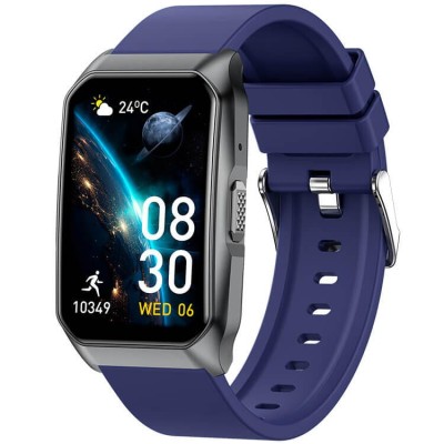 SMARTECH SmartWatch cu Senzor Glucometru, Ritm Cardiac, Nivel Oxigen, Tensiune Arteriala, Apel Bluetooth, Calculator, Moduri Sport, Calorii, Vreme, Ci foto