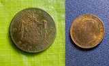 F474-Moneda 500 lei 1945 Mihai I Romania bronz circulate stare buna.