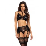 Set Noir Fantasy Beauty Night, Negru, S/M