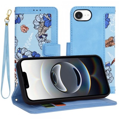 Husa pentru Apple iPhone 16e, Techsuit, FlipCraft, Bleu foto