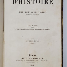 LECONS D'HISTOIRE par MM.HERBET, GERUZEZ, BOUCHITTE ET BARBERET, TOME SECUND - PARIS, 1846