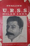 U . R . S . S . BILAN 1934