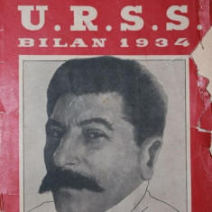 U . R . S . S . BILAN 1934