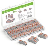 Set 34 conectori rapizi pentru imbinare fire Sonoff D1-1, 32A, Gri