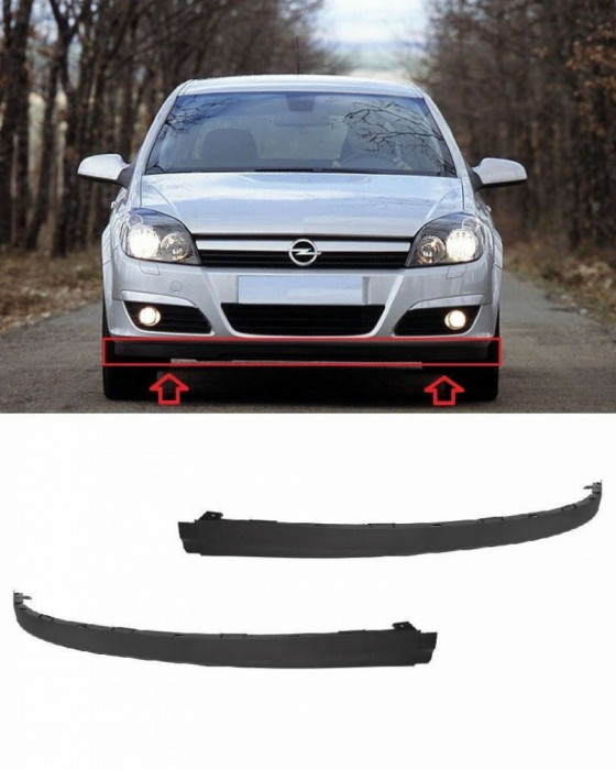 Set Spoiler Bara Fata Dreapta + Stanga Am Opel Astra H 2004-2007 1400560 + 1400561