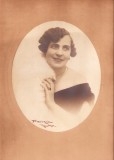 HST PM155 Poză femeie 1930 studio Foszto Iulia T&acirc;rgu Mureș