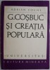 G. Cosbuc si creatia populara - Adrian Fochi - Carte Folclor