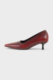 Vagabond Shoemakers stilettos de piele LYKKE culoarea rosu, 5714-018-47