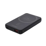 Baterie externa cu incarcare wireless, slim, 5000mAh, powerbank magnetic, quick