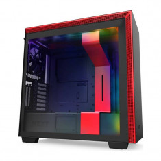 Carcasa NZXT H710i Matte Black Red foto