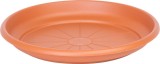 Farfurie rotunda pentru ghiveci Erica, plastic teracota, 22 cm