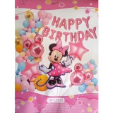 Set arcada cu baloane Minnie Mouse - Happy Birthday, KidMania&reg;, 52 bucati