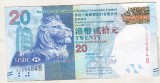 bnk bn Hong Kong 20 dollars 2016 - circulata