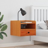 vidaXL Noptieră Maro ceruit 38 x 36 x 29.5 cm Lemn de brad solid