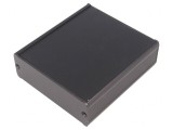 Carcasă aluminiu neagră TUF 94x100x32mm