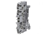 Conector Șine 2,5mm2 3 Borne Gri 5,2mm, Wago