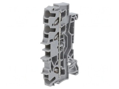 Conector Șine 2,5mm2 3 Borne Gri 5,2mm foto
