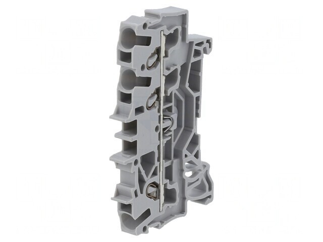 Conector Șine 2,5mm2 3 Borne Gri 5,2mm