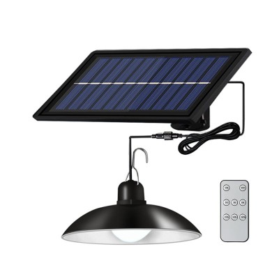 Aplica cu bec LED si panou solar, cu telecomanda, 5W, 30SMD foto