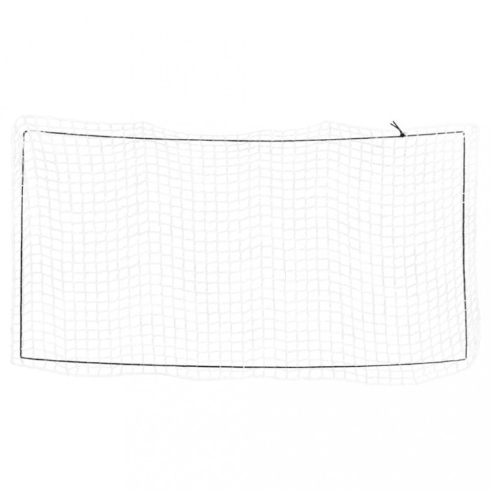 vidaXL Plasă de remorcă cu funie elastică, alb, 4x2 m, PP