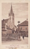 CP SIBIU Hermannstadt Kleiner Ring Ev. Kirche ND(1917), Circulata, Fotografie