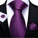 Set cravata + batista + butoni - matase - model 377