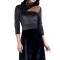 X662-1 Rochie scurta cu guler usor inalt